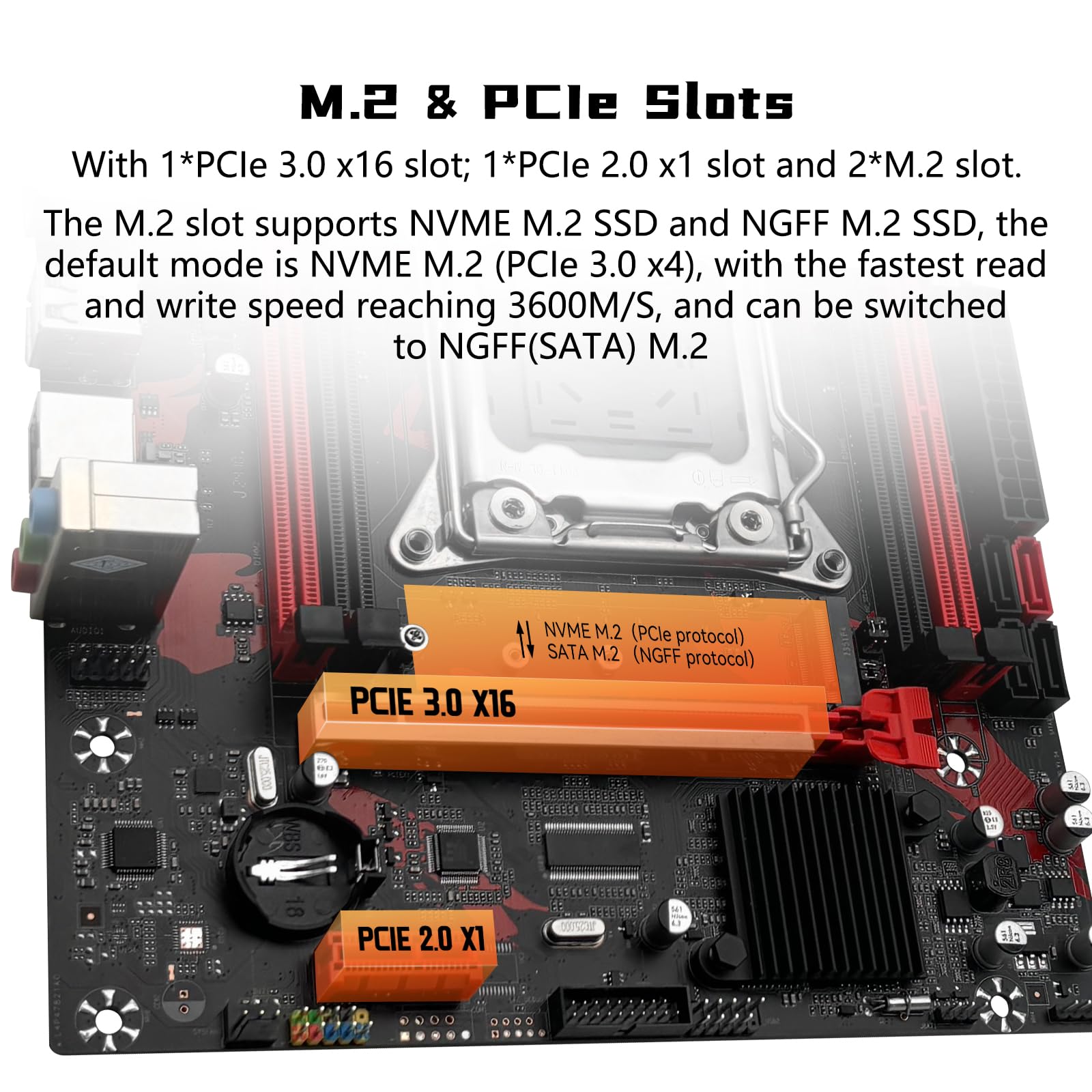 Amazon | SHANGZHAOYUAN X79 S7 LGA 2011 マザーボード Intel Xeon E5